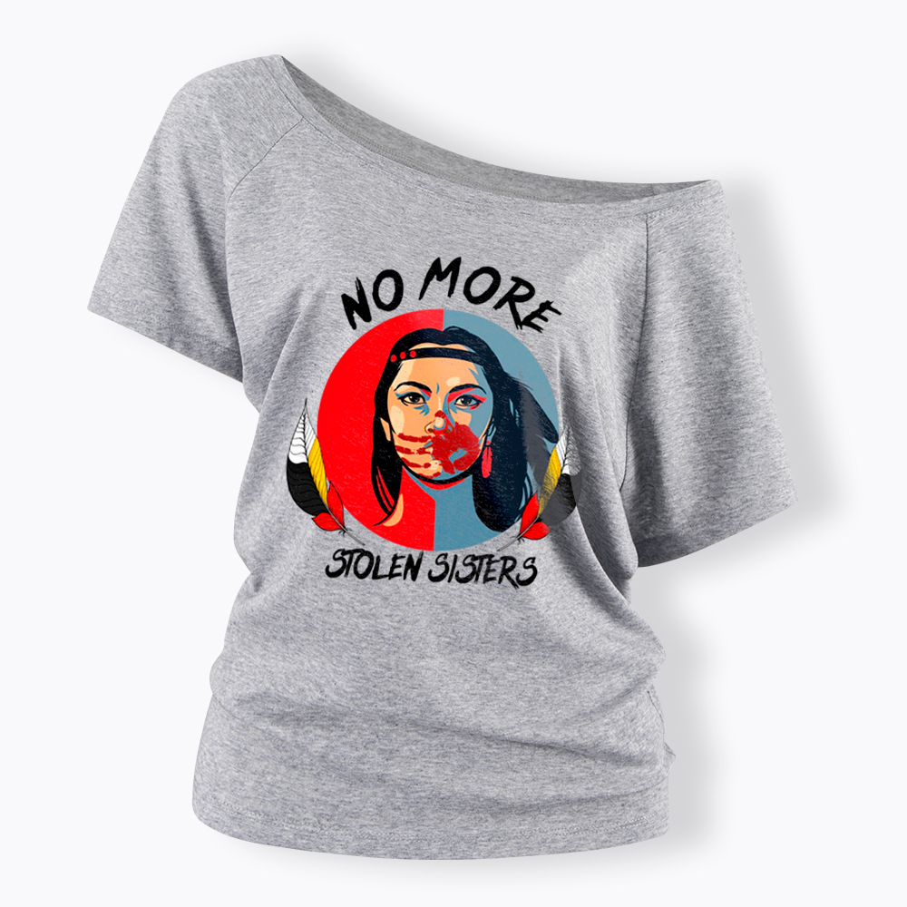 No More Stolen Sister Off Shoulder T-Shirt