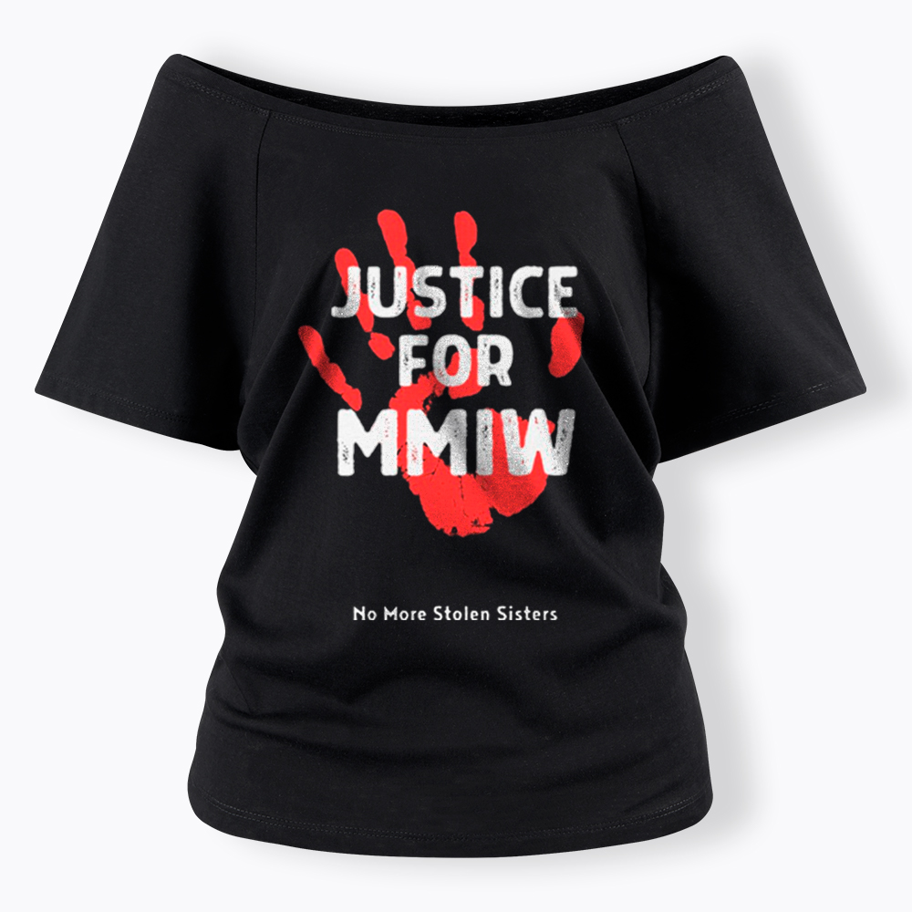 Justice For MMIW Off Shoulder T-Shirt