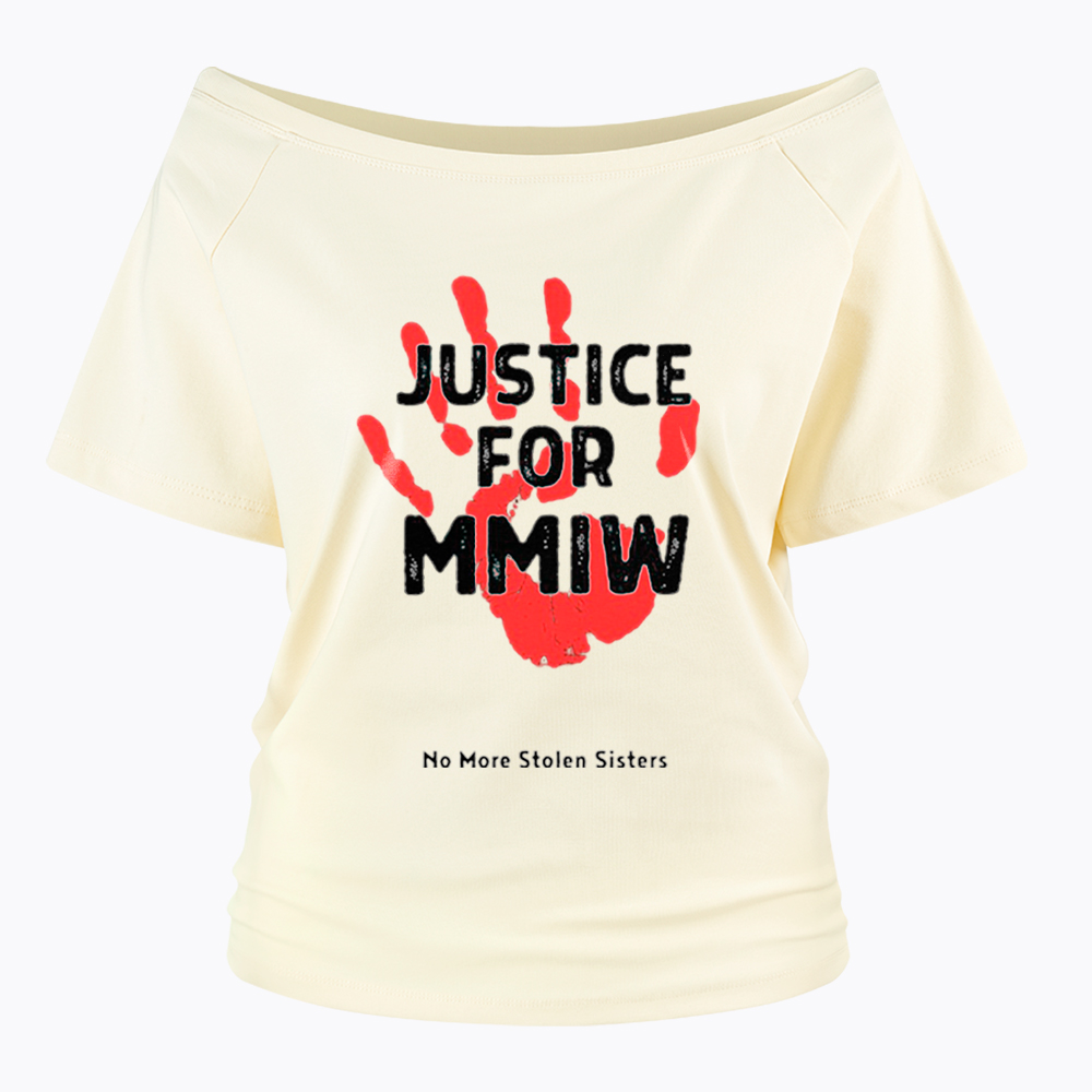 Justice For MMIW Off Shoulder T-Shirt