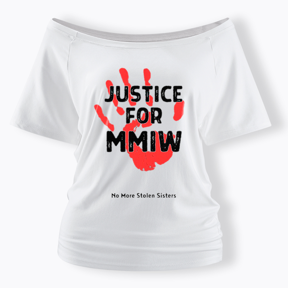 Justice For MMIW Off Shoulder T-Shirt