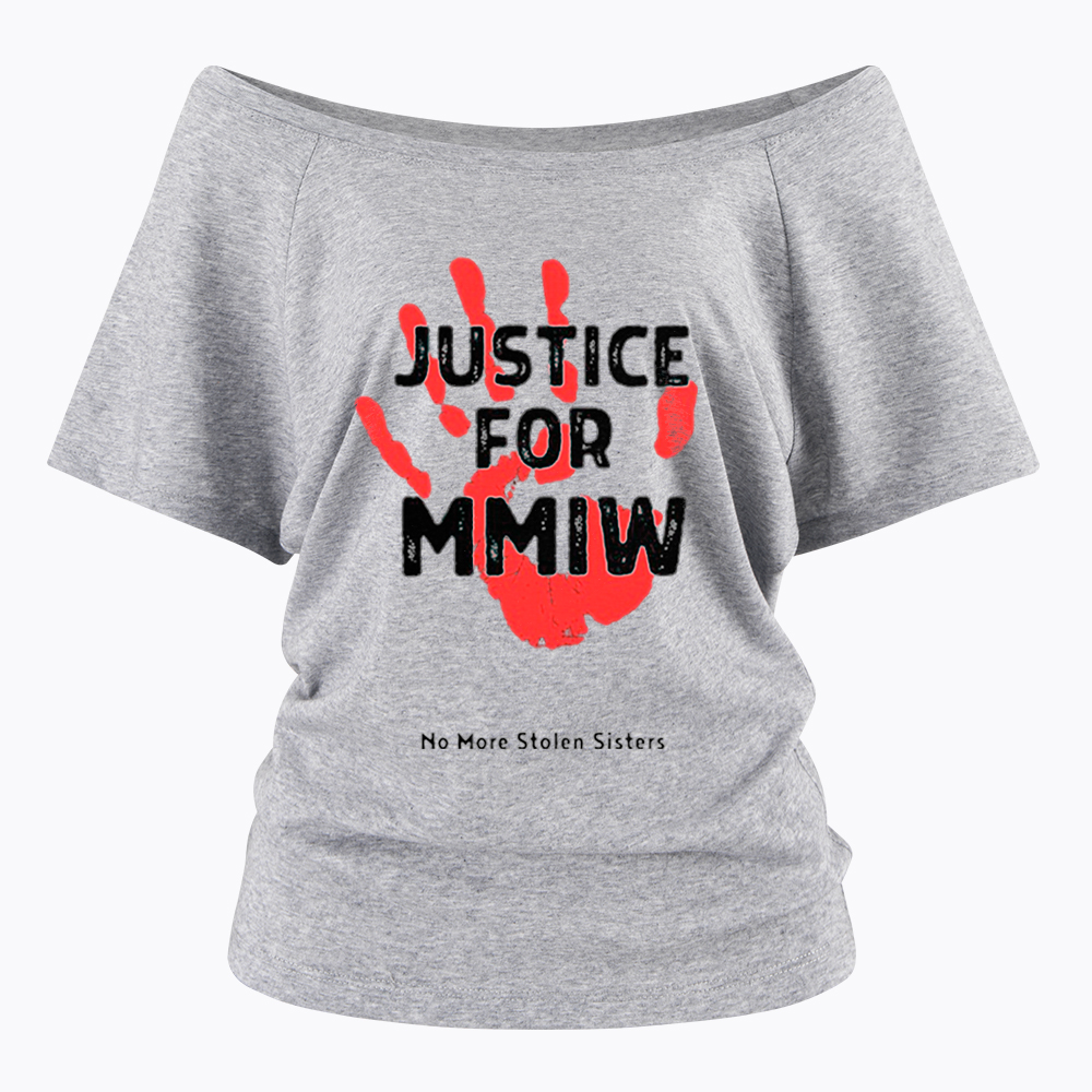 Justice For MMIW Off Shoulder T-Shirt