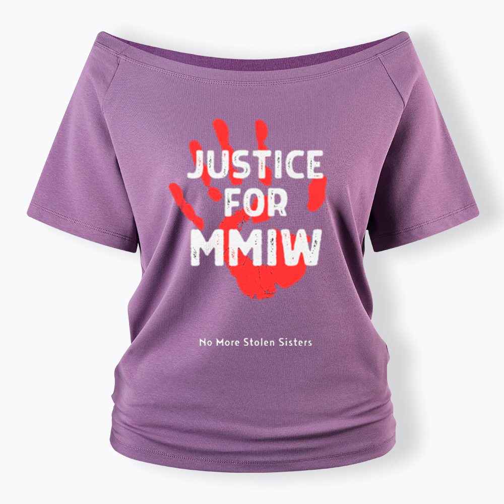 Justice For MMIW Off Shoulder T-Shirt
