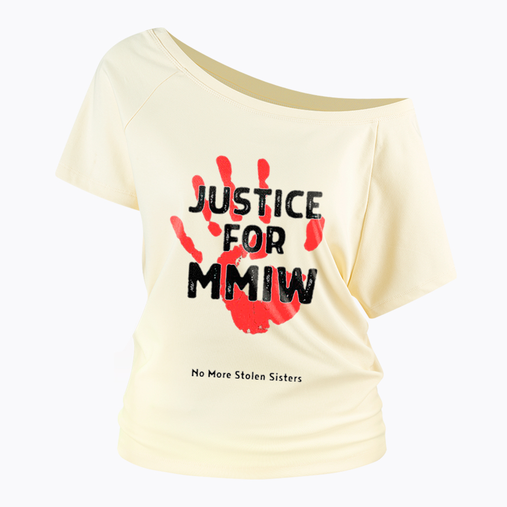 Justice For MMIW Off Shoulder T-Shirt