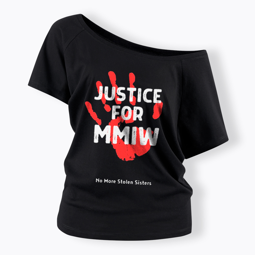 Justice For MMIW Off Shoulder T-Shirt