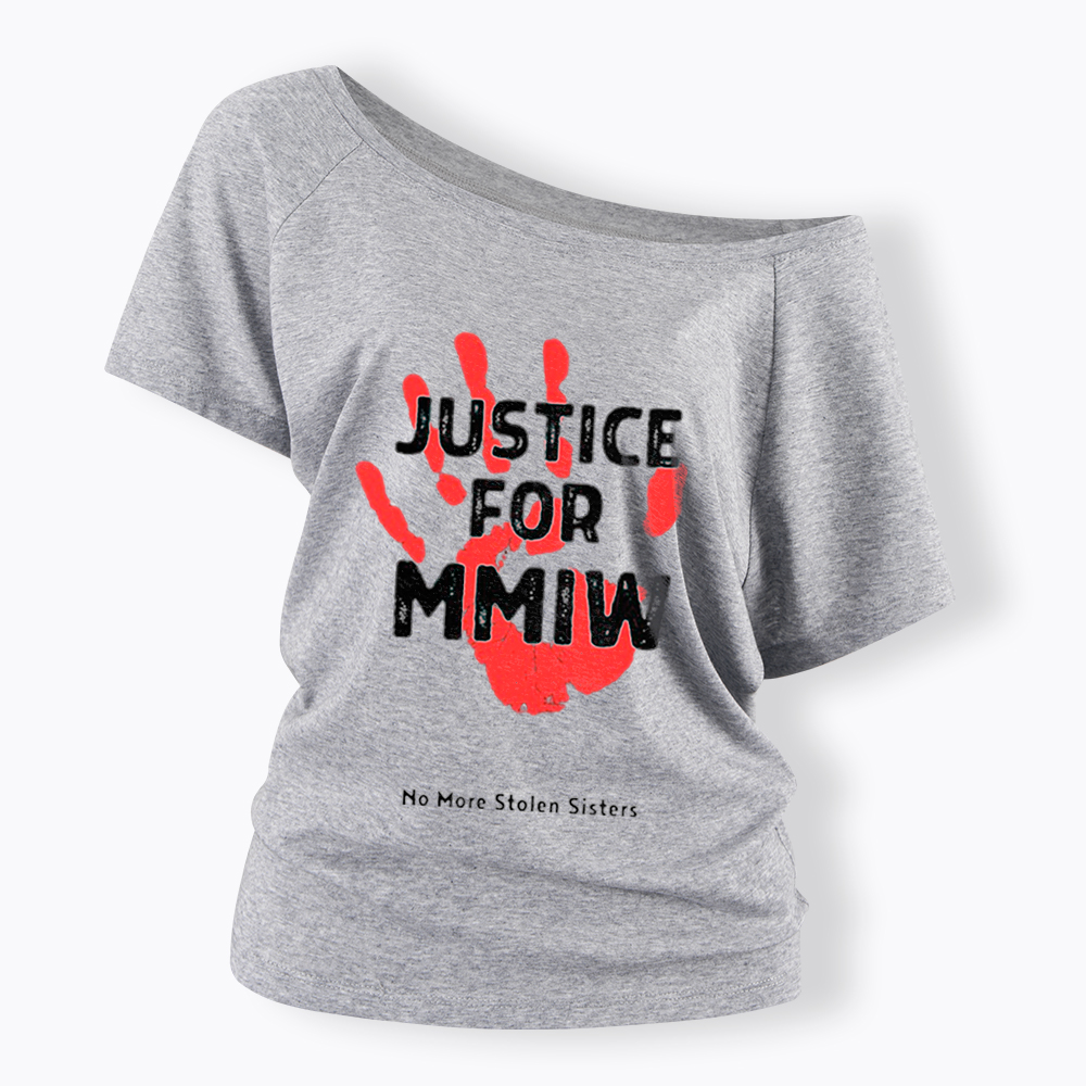 Justice For MMIW Off Shoulder T-Shirt