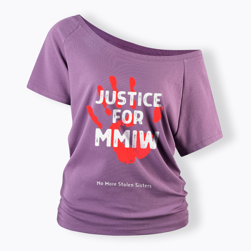 Justice For MMIW Off Shoulder T-Shirt
