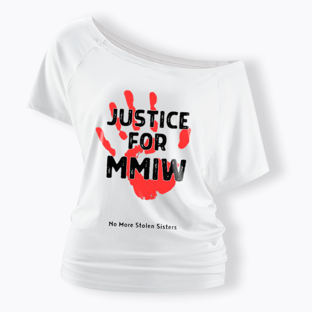 Justice For MMIW Off Shoulder T-Shirt