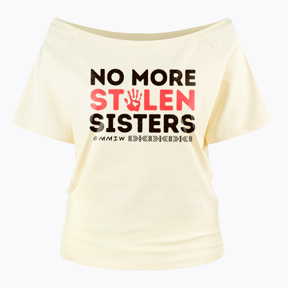 No More Stolen Sister Missing Murdered Off Shoulder T-Shirt