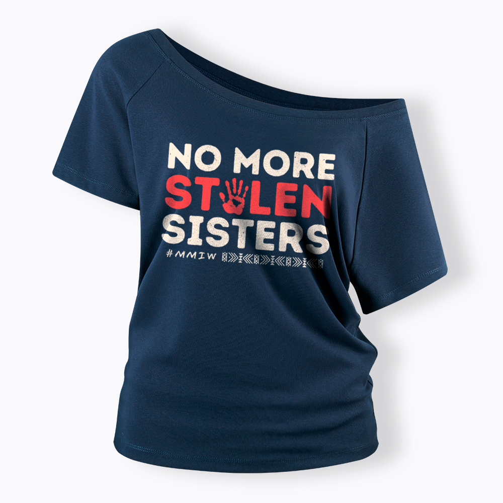 No More Stolen Sister Missing Murdered Off Shoulder T-Shirt