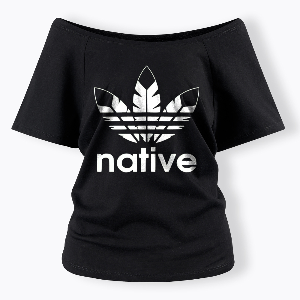 American Native Murdered People Awareness Off Shoulder T-Shirt
