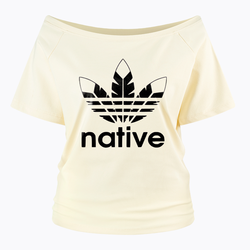 American Native Murdered People Awareness Off Shoulder T-Shirt