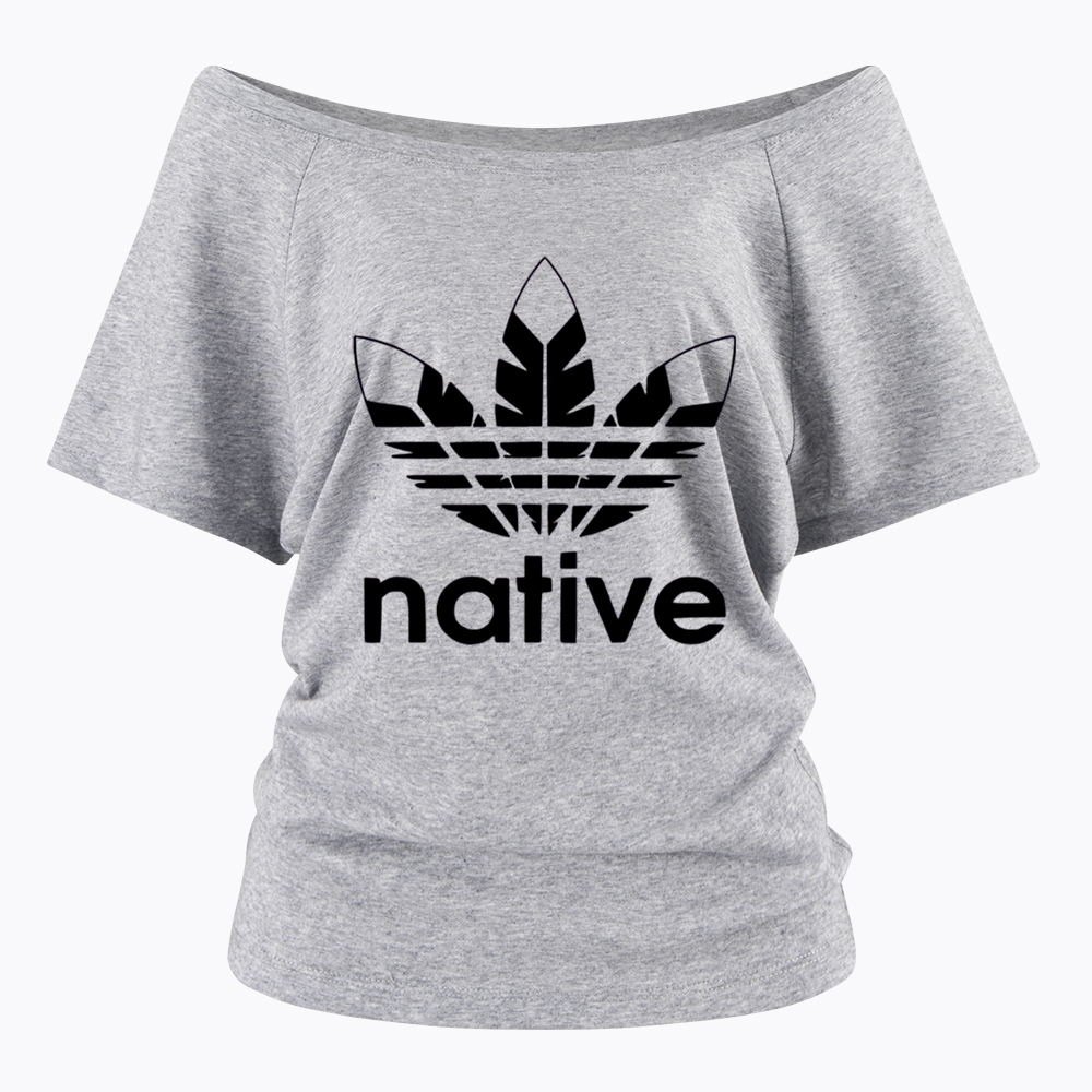 American Native Murdered People Awareness Off Shoulder T-Shirt