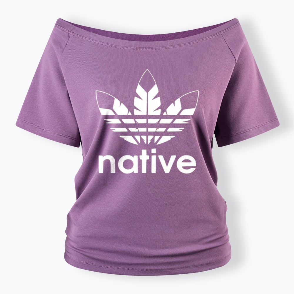 American Native Murdered People Awareness Off Shoulder T-Shirt