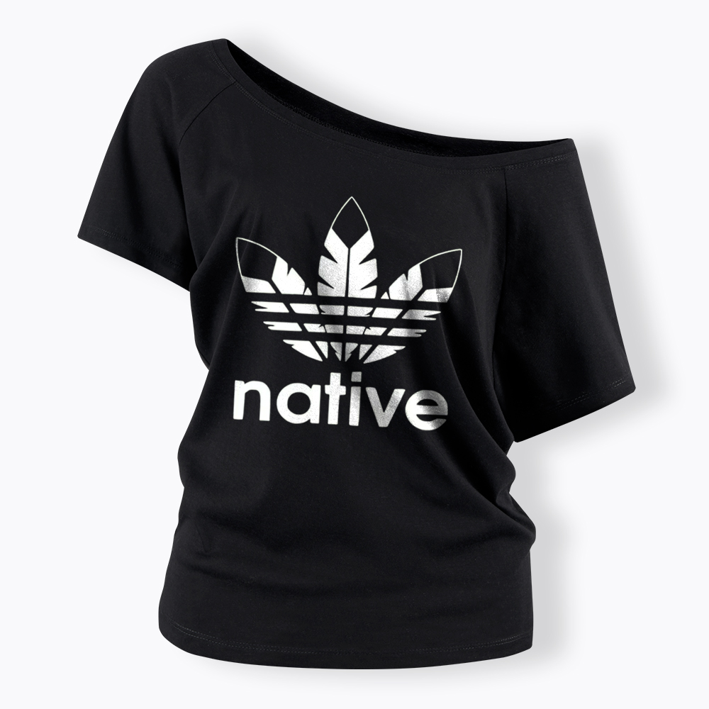 American Native Murdered People Awareness Off Shoulder T-Shirt