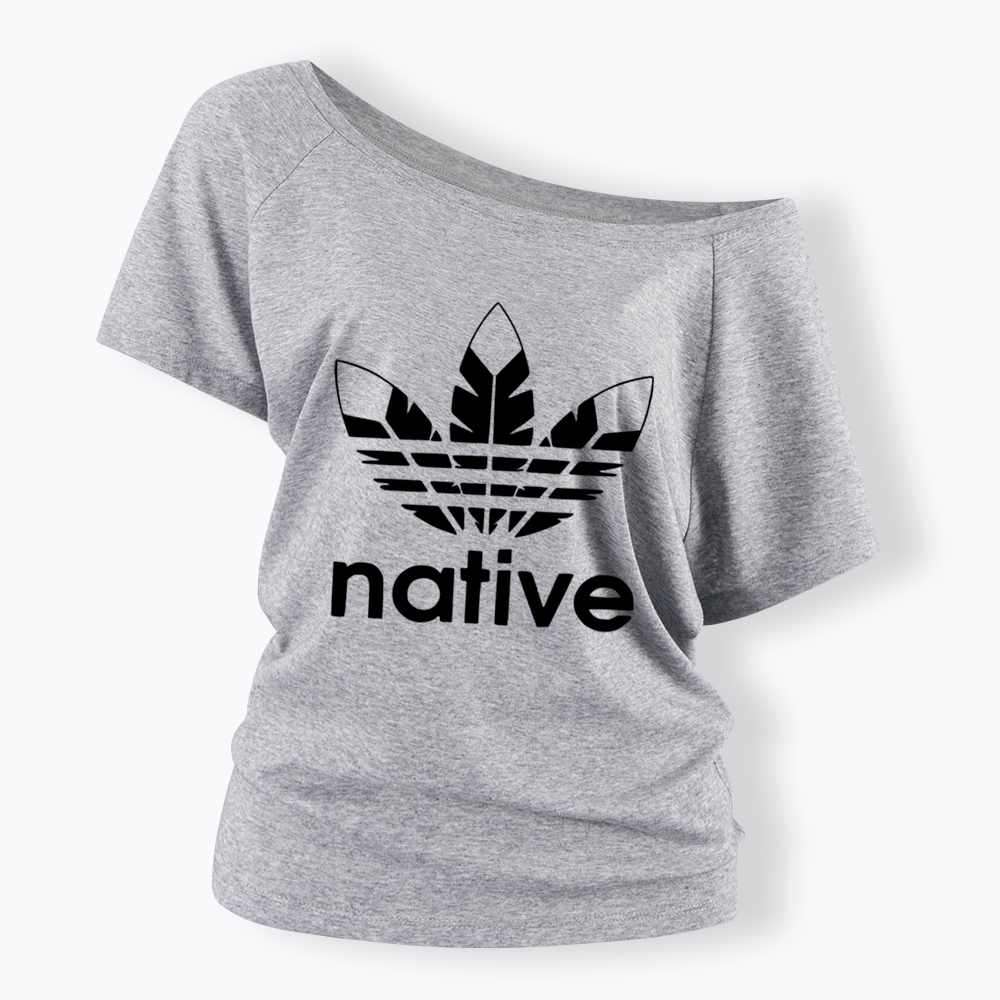 American Native Murdered People Awareness Off Shoulder T-Shirt