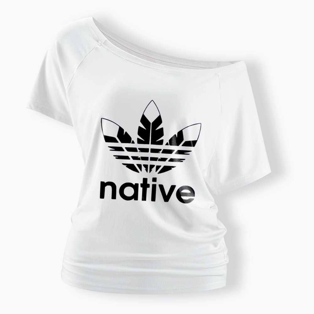 American Native Murdered People Awareness Off Shoulder T-Shirt