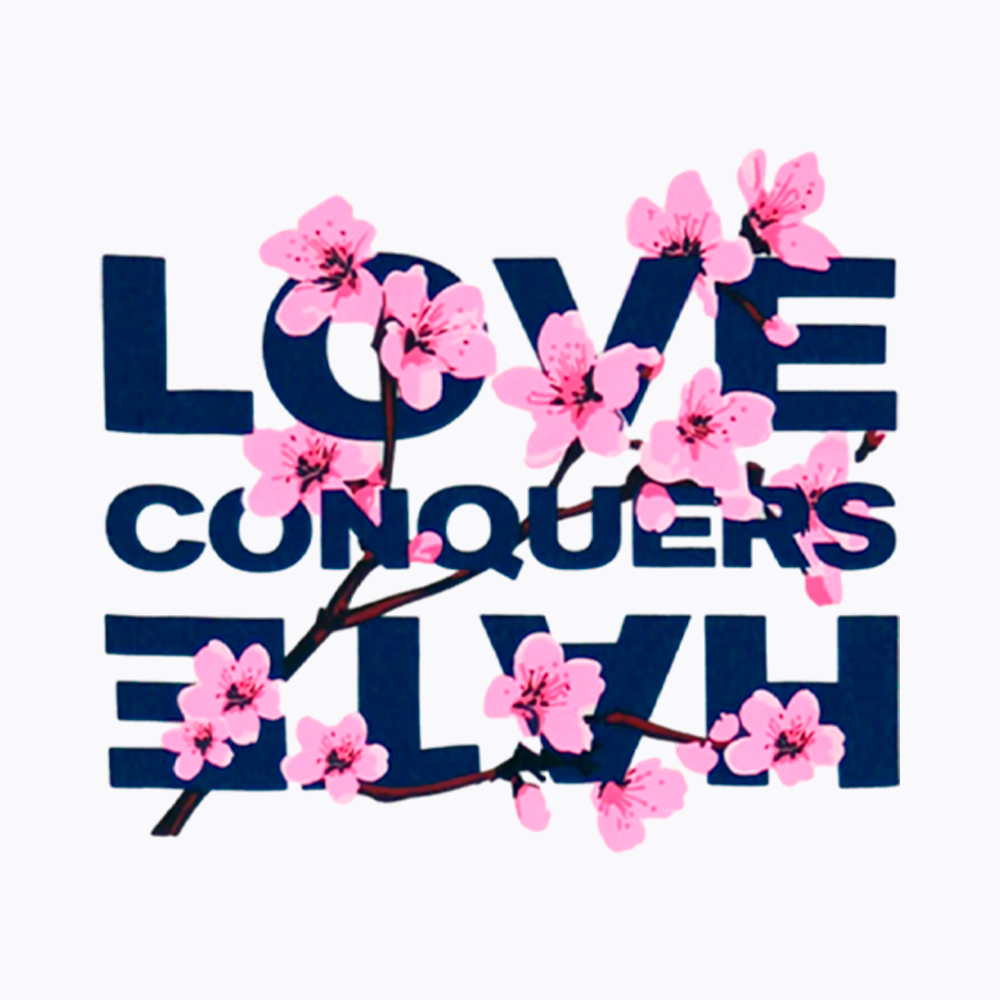 Love Conquers Hate Cropped T-Shirt