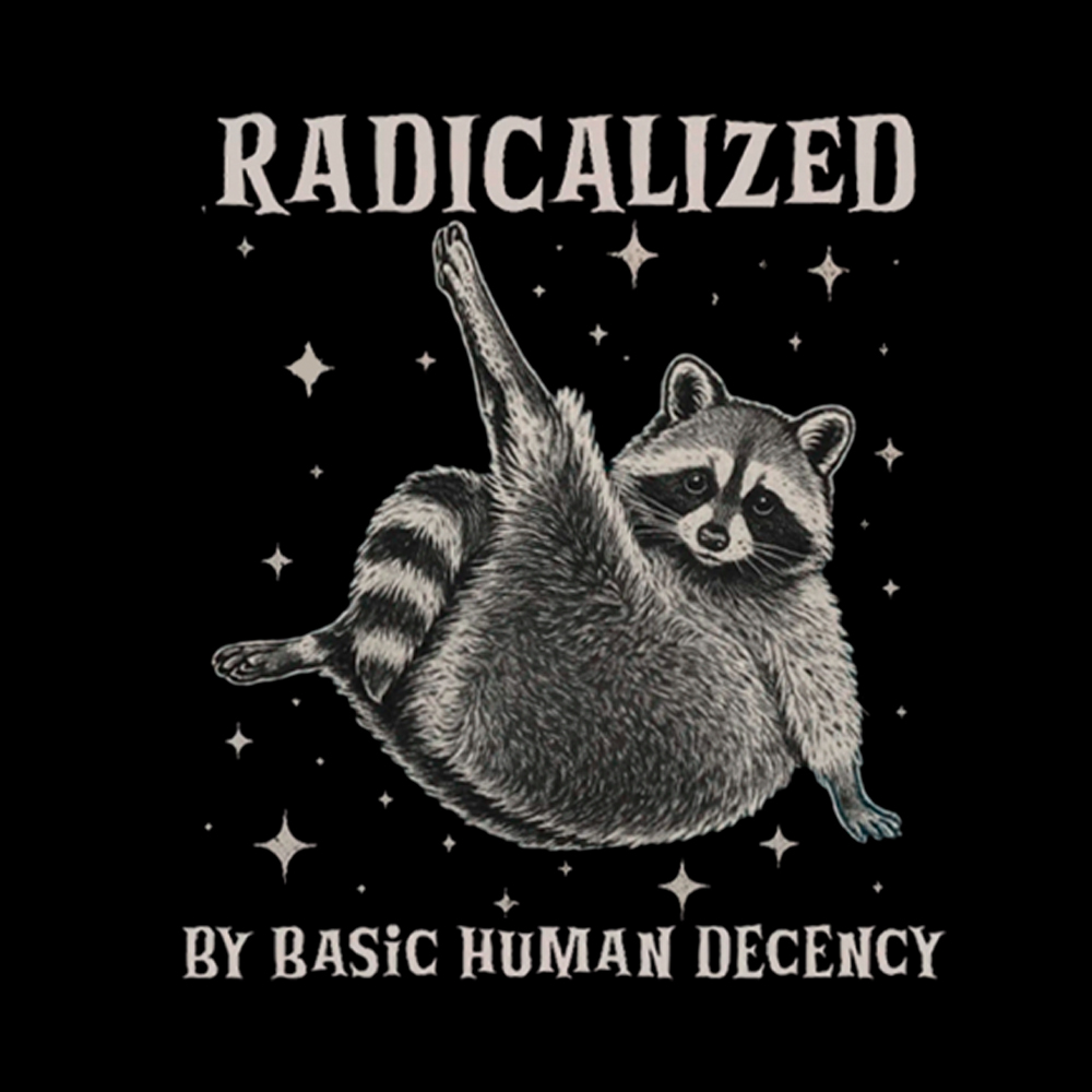Radicalized By Basic Human Decency Cropped T-Shirt