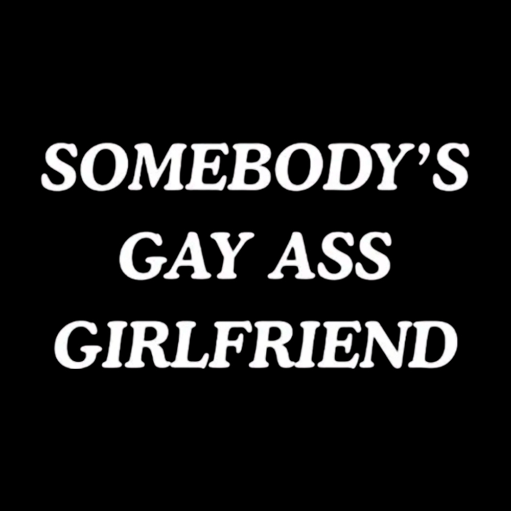 Somebody's Gay ass Girlfriend Off Shoulder T-Shirt
