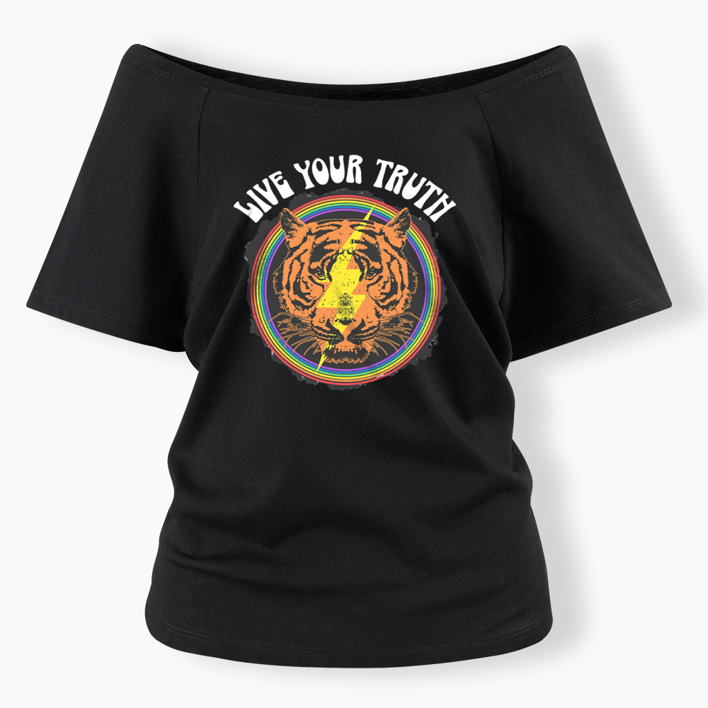 Live Your Truth Off Shoulder T-shirt
