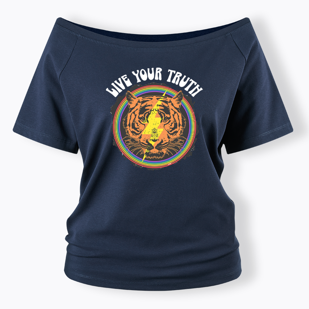 Live Your Truth Off Shoulder T-shirt