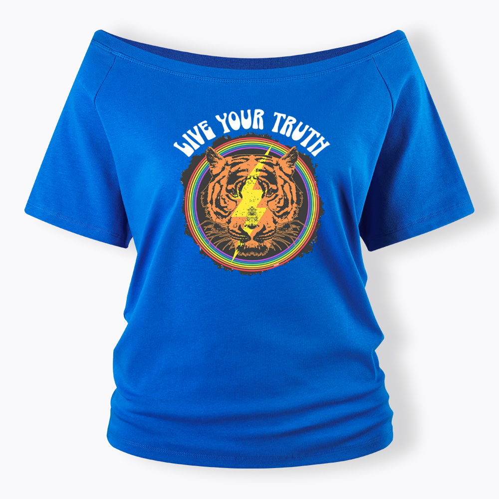 Live Your Truth Off Shoulder T-shirt
