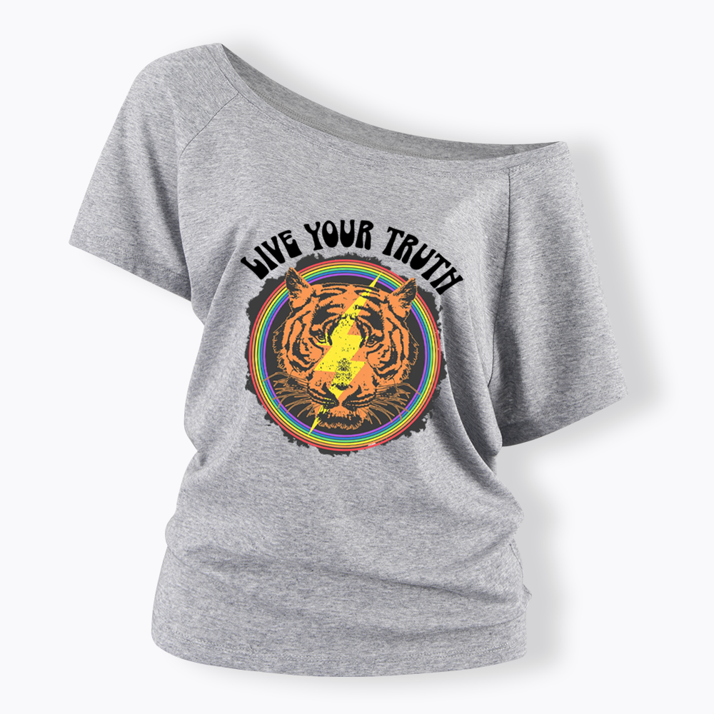 Live Your Truth Off Shoulder T-shirt