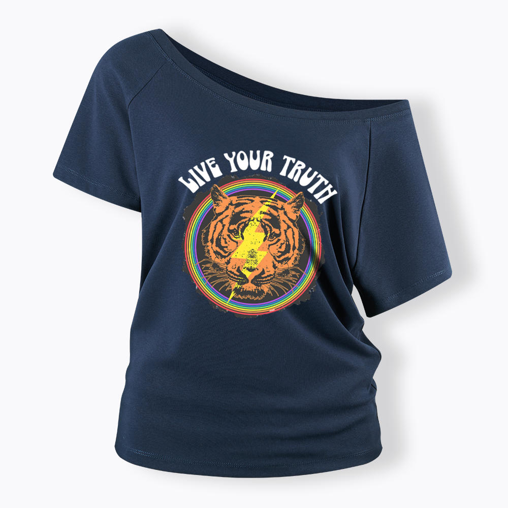 Live Your Truth Off Shoulder T-shirt