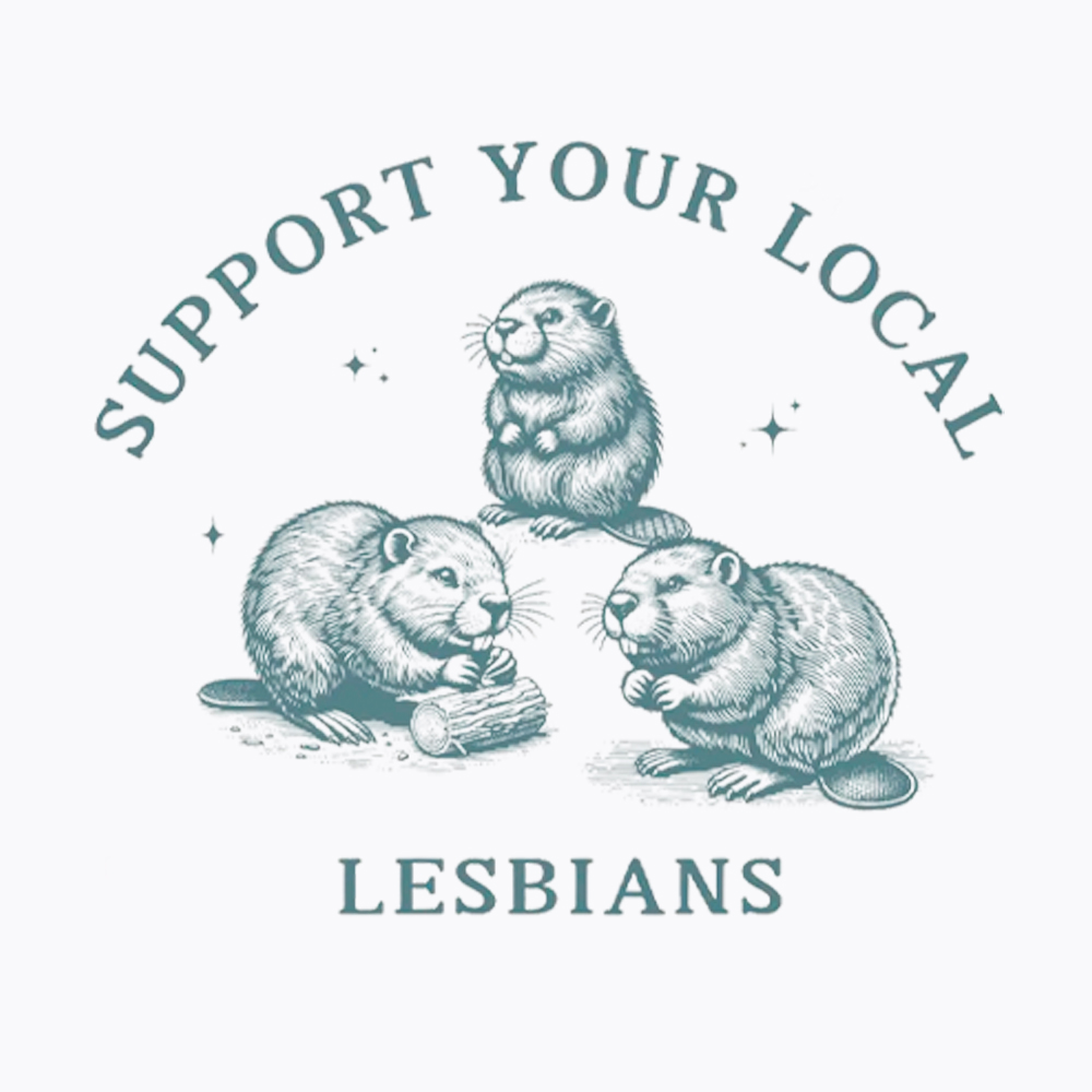 Support Your Local Lesbians Off Shoulder T-Shirt