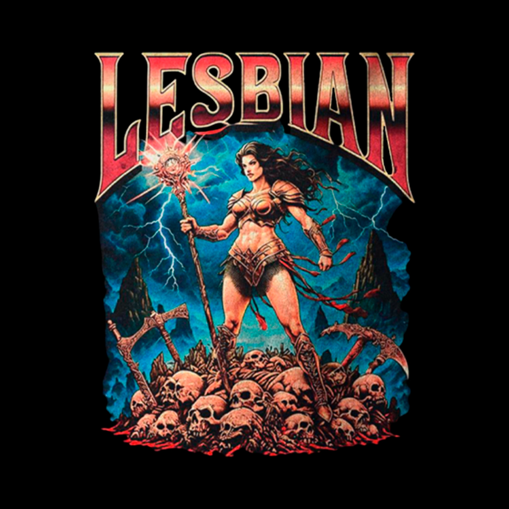 Lesbian Warrior Off Shoulder T-Shirt