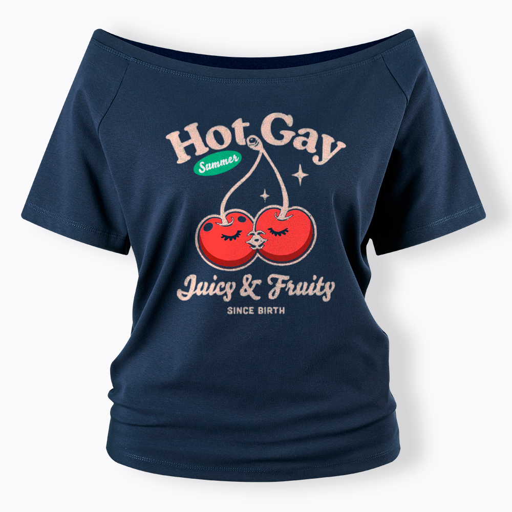 Hot Gay Summer Off Shoulder T-Shirt