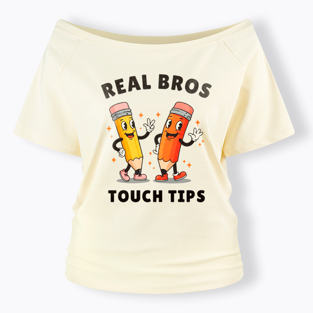 Funny Raunchy Gay Embarrassing Off Shoulder T-Shirt