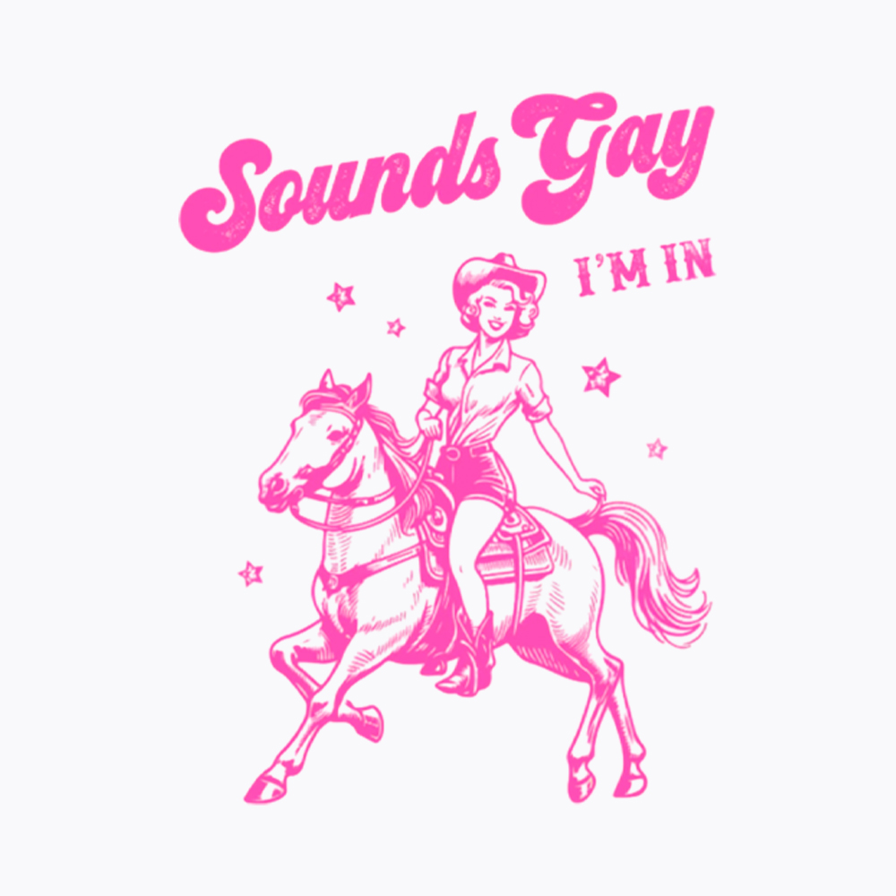 Sounds Gay Im In Lesbian Off Shoulder T-Shirt