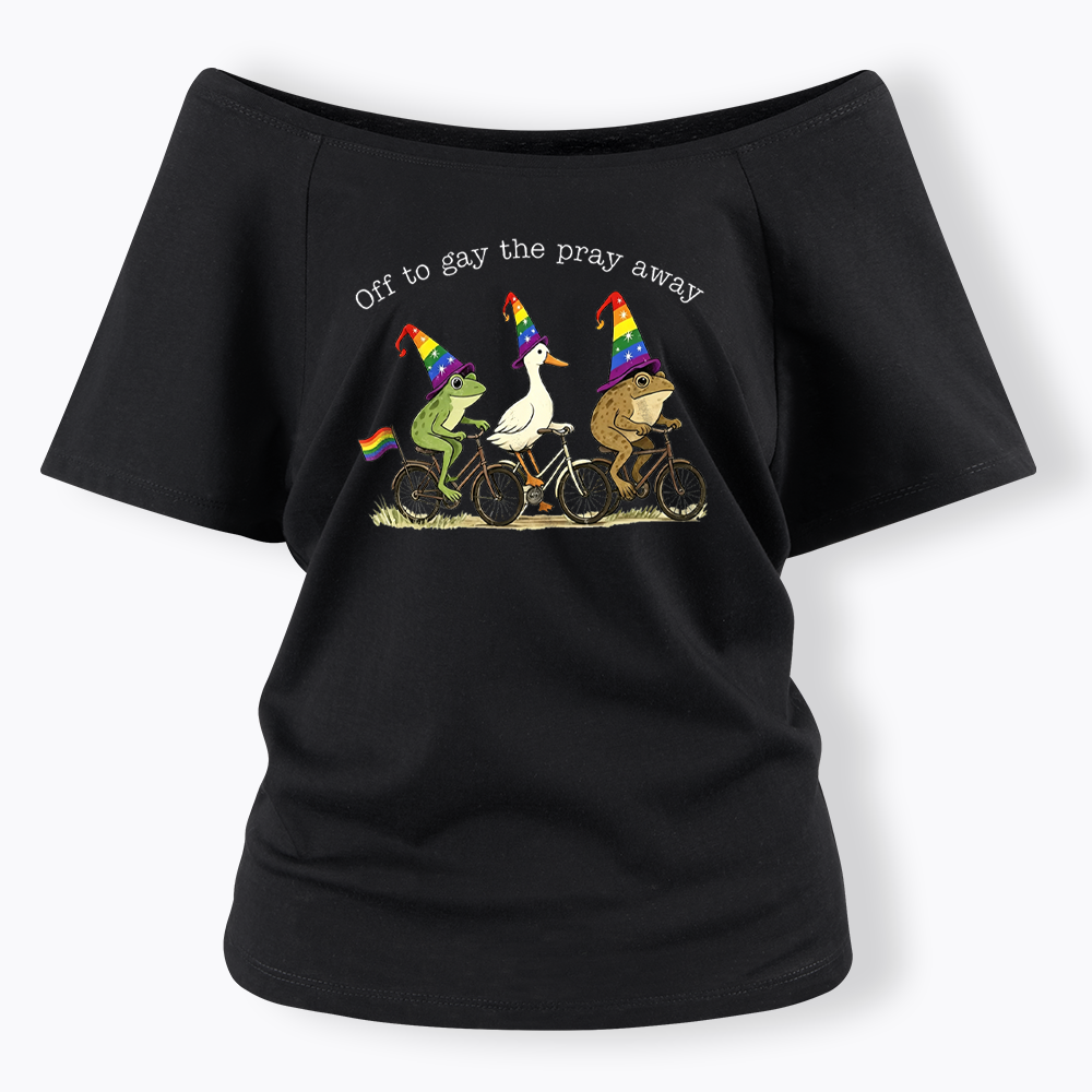 Off To LGBTQ Pride Off Shoulder T-shirt