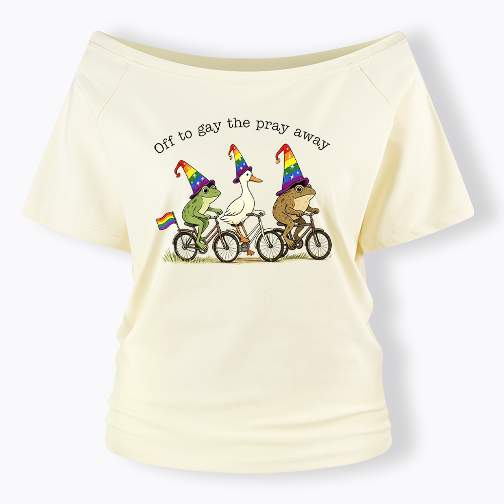 Off To LGBTQ Pride Off Shoulder T-shirt