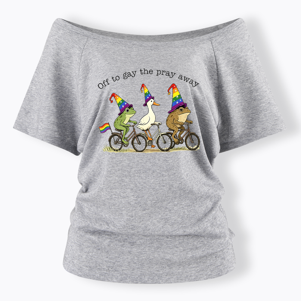 Off To LGBTQ Pride Off Shoulder T-shirt