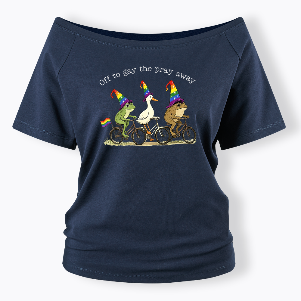 Off To LGBTQ Pride Off Shoulder T-shirt