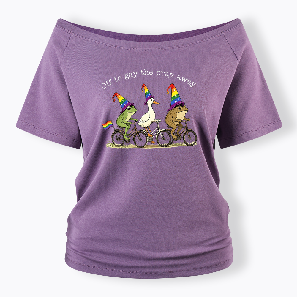 Off To LGBTQ Pride Off Shoulder T-shirt