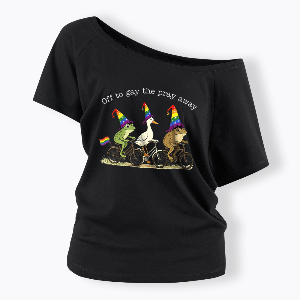 Off To LGBTQ Pride Off Shoulder T-shirt