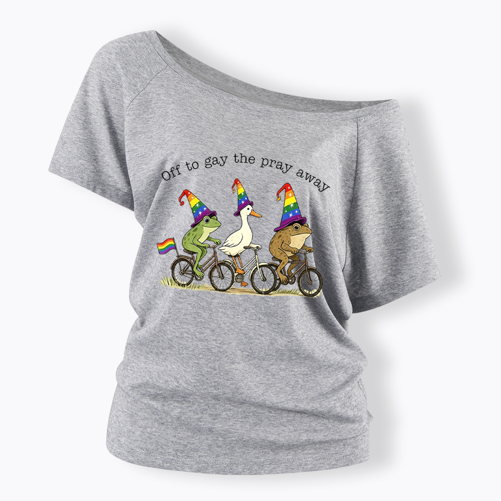 Off To LGBTQ Pride Off Shoulder T-shirt
