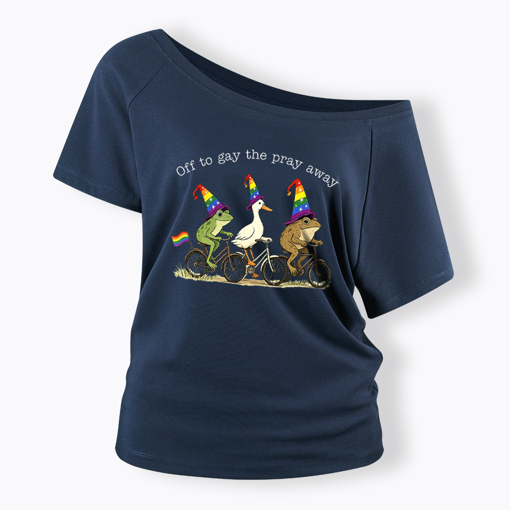 Off To LGBTQ Pride Off Shoulder T-shirt