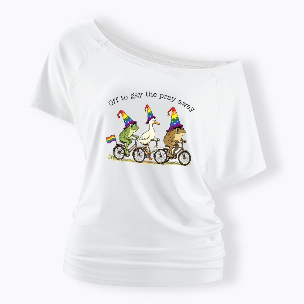 Off To LGBTQ Pride Off Shoulder T-shirt