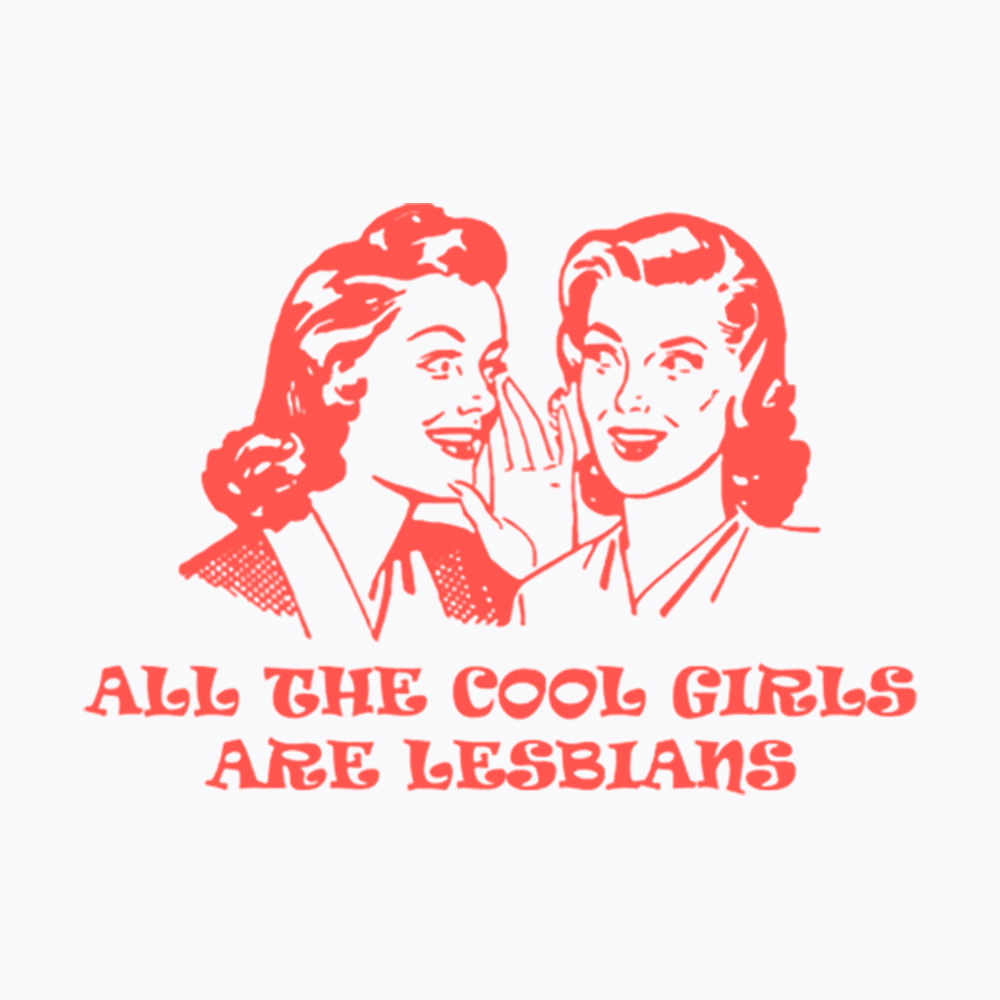 All Cool Girls Are Lesbians Off Shoulder T-Shirt