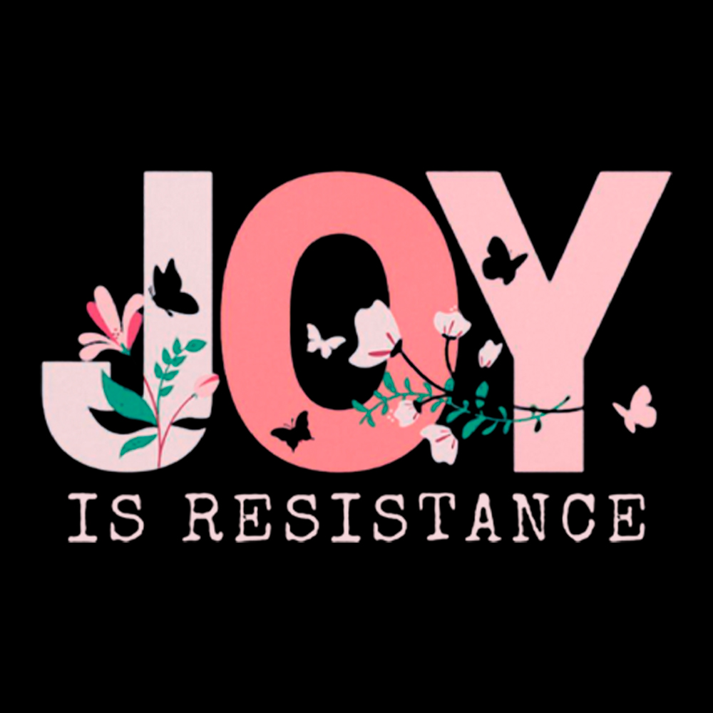Joy is Resistance Off Shoulder T-Shirt