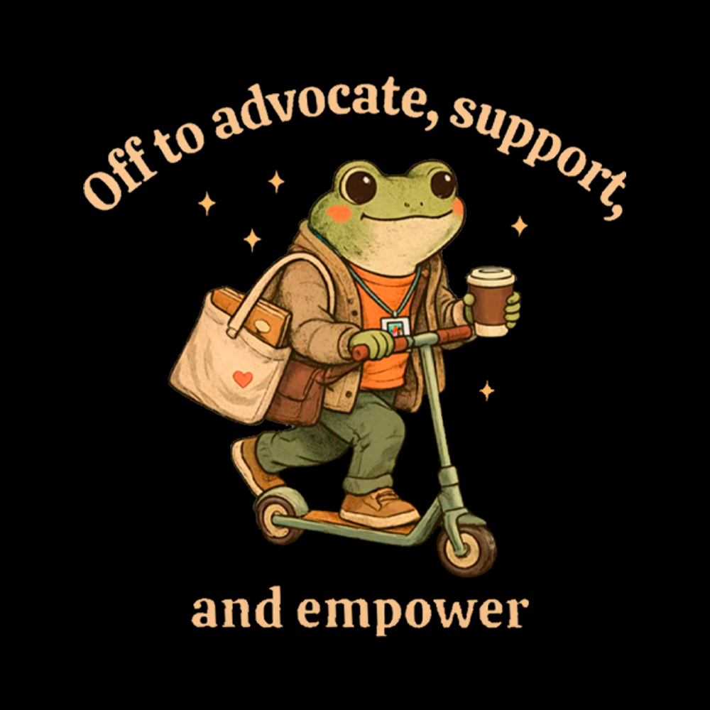 Gift for Social Worker Advocate Support Empower Off Shoulder T-Shirt