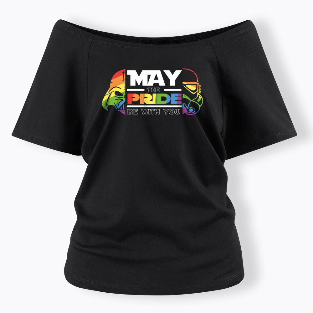 May the Pride be with You Off Shoulder T-shirt
