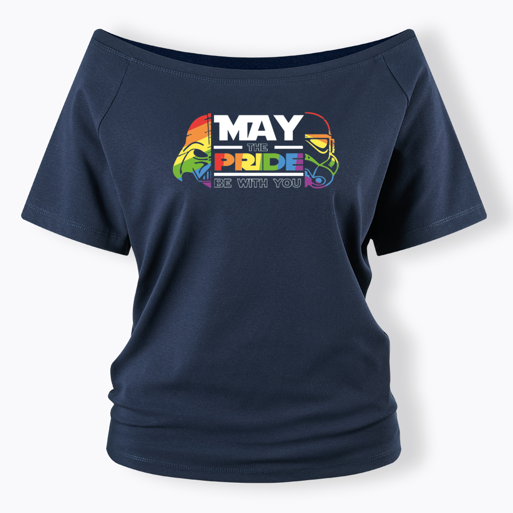 May the Pride be with You Off Shoulder T-shirt