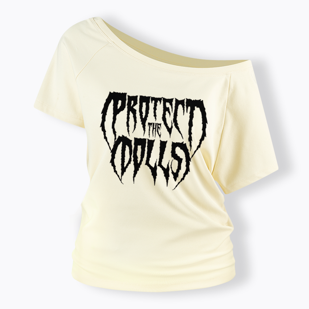 Protect The Dolls Off Shoulder T-shirt