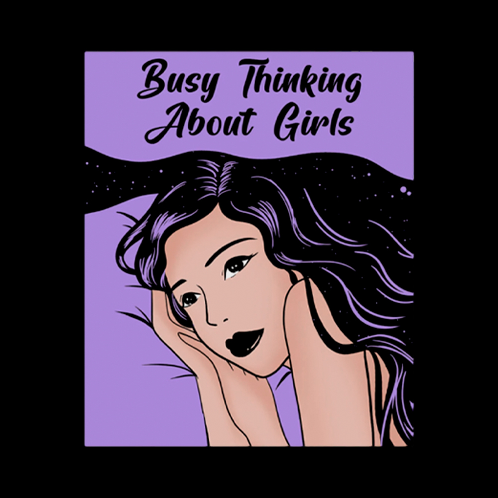 Busy Thinking About Girls Cropped T-Shirt