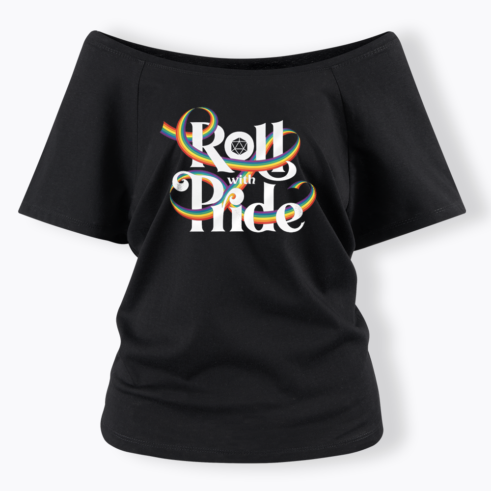 Roll With Pride Off Shoulder T-shirt